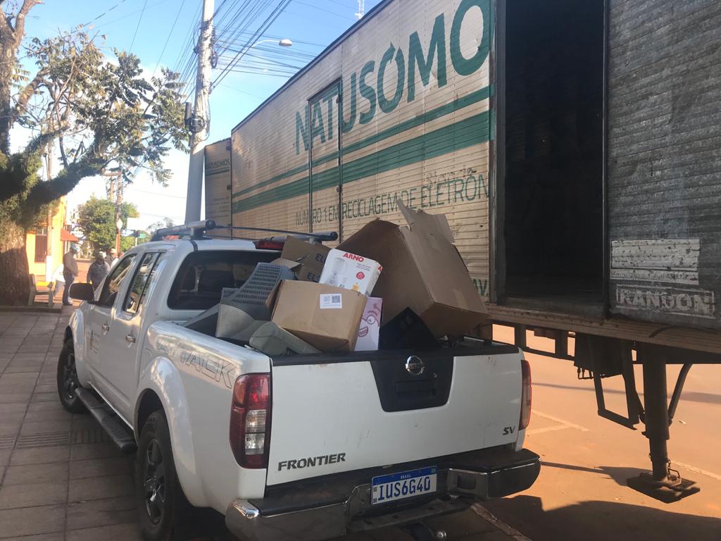 Campanha do lixo eletrônico recolhe mais de 7 toneladas em Giruá